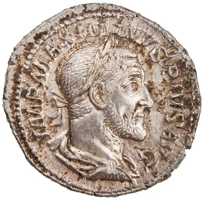 American Numismatic Society: Silver Denarius of Maximinus Thrax, Rome