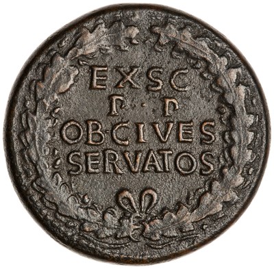 American Numismatic Society: Bronze Sestertius of Claudius, Rome, AD 50