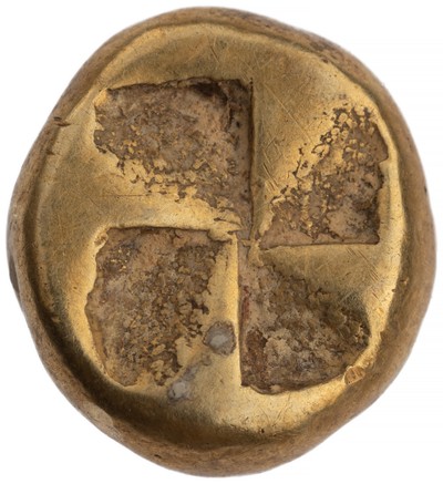 American Numismatic Society: Electrum 1/6 stater, Cyzicus, 550 BC - 475
