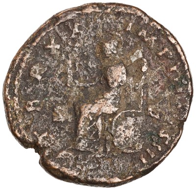 American Numismatic Society: Bronze As of Marcus Aurelius, Rome, AD 165 ...