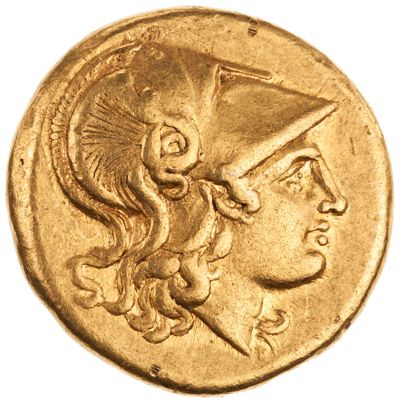 American Numismatic Society: Gold Coin of Philip III Arrhidaeus, Sardis ...