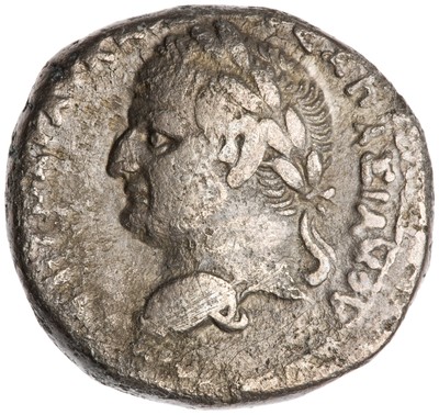 American Numismatic Society: Silver Tetradrachm of Vespasian/Titus ...