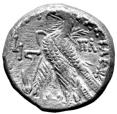 American Numismatic Society: Silver Tetradrachm of Cleopatra VII of ...