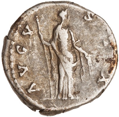 American Numismatic Society: Silver Denarius of Antoninus Pius, Rome ...