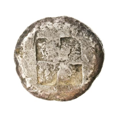 American Numismatic Society: Silver decadrachm, Derrones, 530 BC - 48 ...