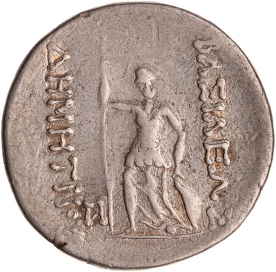 American Numismatic Society: Silver Tetradrachm of Demetrius II ...