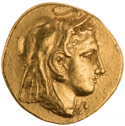 American Numismatic Society: Gold Stater of Agathocles, Syracuse, 310 ...