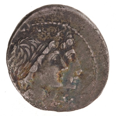 American Numismatic Society: Silver Denarius of Roman Republic, Rome ...