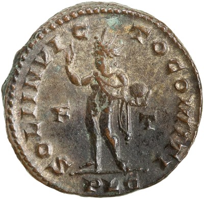 American Numismatic Society: Bronze AE2 of Constantine I, Lugdunum, AD ...