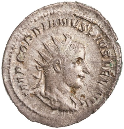 American Numismatic Society: Silver Antoninianus of Gordian III, Rome ...