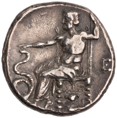 American Numismatic Society: Silver drachm, Epidaurus, 350 BC - 300 BC ...