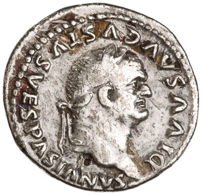 American Numismatic Society: Silver Denarius of Titus, Rome, AD 80 - AD ...