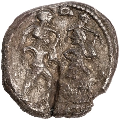 American Numismatic Society: Silver Tetradrachm, Aeneia, 525 BC - 480 ...