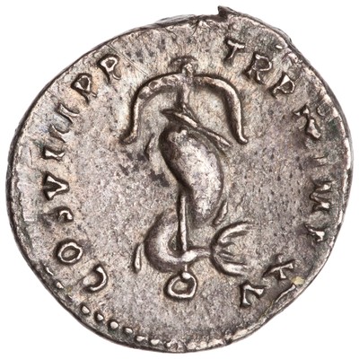 American Numismatic Society: Silver Denarius of Titus, Rome, AD 80 1954 ...