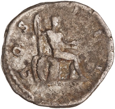 American Numismatic Society: Silver Denarius of Hadrian, Rome, AD 125 ...