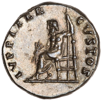 American Numismatic Society: Silver Denarius of Nero, Rome, AD 67 - AD ...