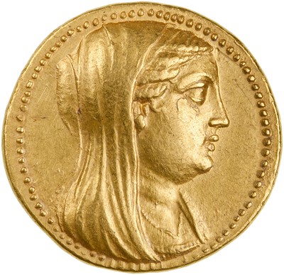 American Numismatic Society: Gold Coin, Alexandria, 246 BC - 222 BC ...