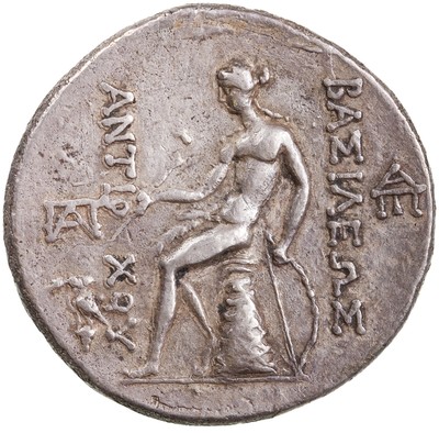 American Numismatic Society: Silver Coin of Antiochus IV Epiphanes ...