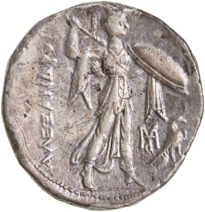 American Numismatic Society: Silver Tetradrachm of Ptolemy I Soter ...